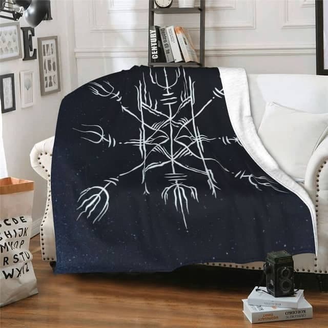 PLAID VIKING VEGVISIR - 130x150cm