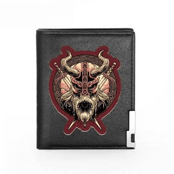 Portefeuille Guerrier Viking | Noir