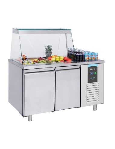 SALADETTE 2 PORTES 3x 1/1GN RÉCIPIENT