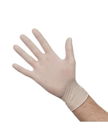 Gants en latex poudrés XL (lot de 100)