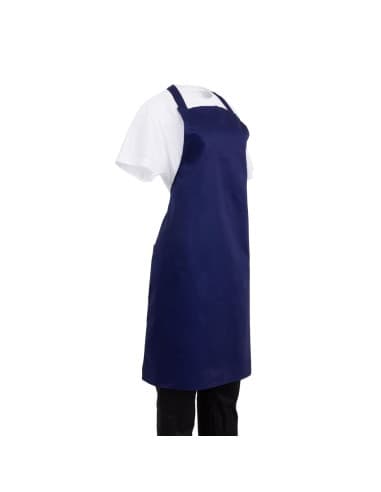 Tablier bavette Whites bleu marine