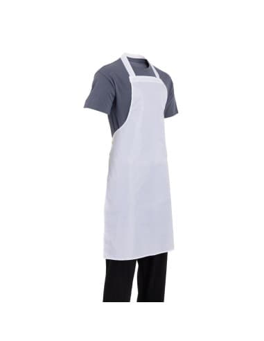Tablier bavette déperlant Whites blanc