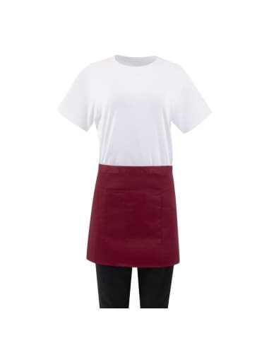 Tablier serveur court Whites bordeaux