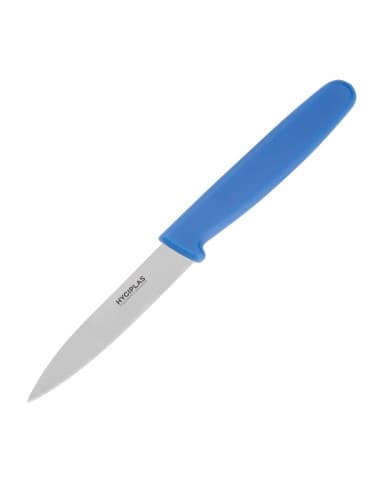 Couteau d'office Hygiplas bleu 75 mm