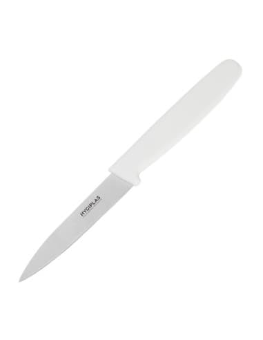 Couteau d'office Hygiplas blanc 75 mm