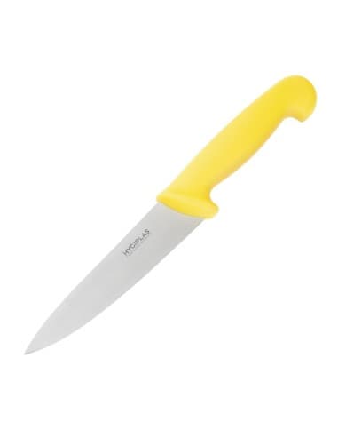 Couteau de cuisine Hygiplas jaune 155mm