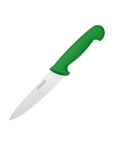 Couteau de cuisine Hygiplas vert 155mm