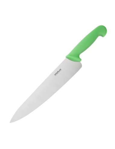 Couteau de cuisine Hygiplas vert 255mm