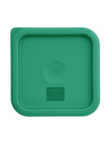 Couvercle carré vert petit Hygiplas