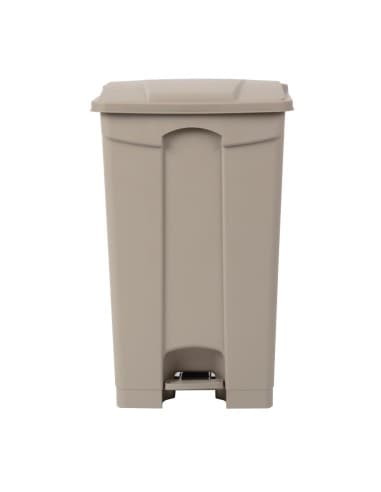 Poubelle à pédale Jantex beige 87L