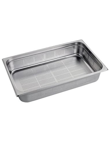 Bac inox perforé GN1/1 Gastro M 100mm