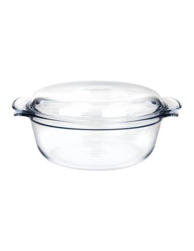 Cocotte ronde en verre Pyrex 5,1L