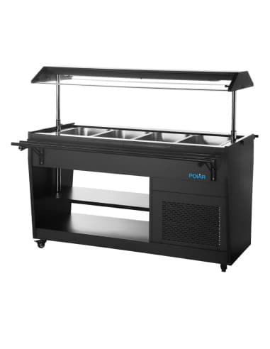 Buffet réfrigéré Polar série G noir