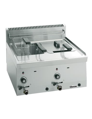 Friteuse gaz 600, B600, 2x8L