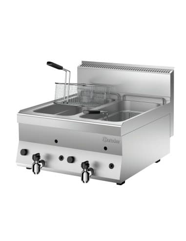 Friteuse à gaz 650, 2x8L, TG