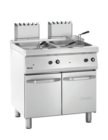 Friteuse gaz 700, L800, 2x15L