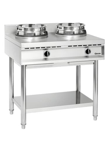 Wok, 2 brûleurs