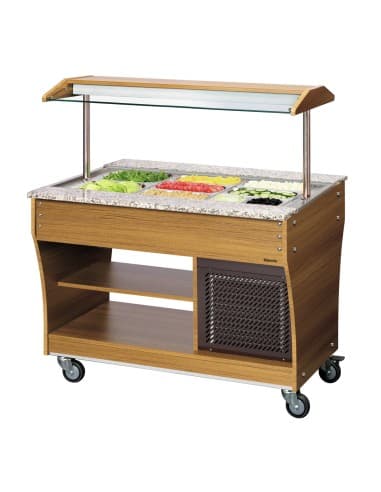 Chariot buffet, froid, 3x1/1 GN