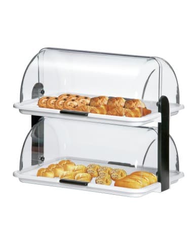 Vitrine buffet double, synthétique