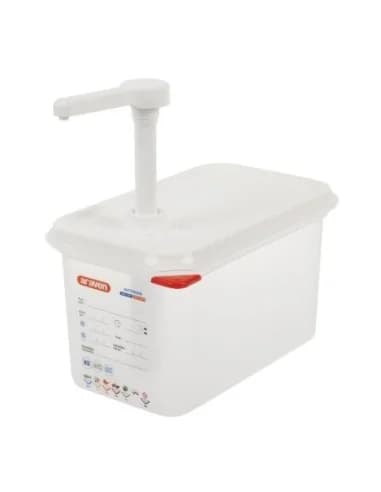 Distributeur de sauce à pompe Araven GN 1/4