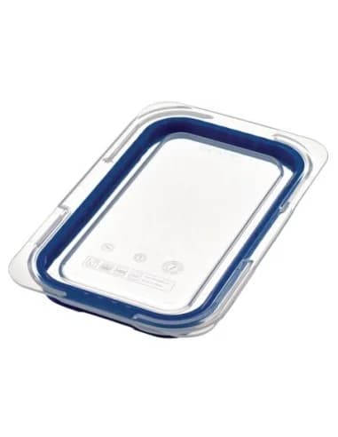 Couvercle bleu en ABS sans BPA Araven GN1/4