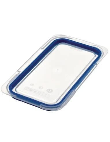Couvercle bleu en ABS sans BPA Araven GN 1/3