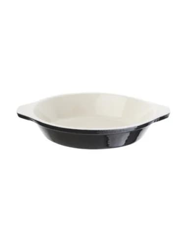 Plat à gratin rond noir Vogue 750ml
