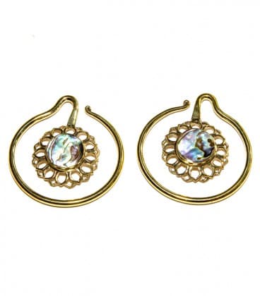 MAO ABALONE  2,3mm (POUR OREILLES STRETCHEES) - VENDU PAR PAIRE