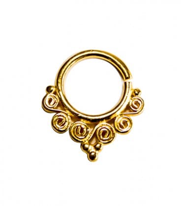 SEPTUM N° 69 - ARGENT PLAQUE OR -1,2 mm-