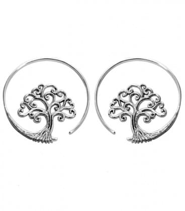 TREE OF LIFE -GRAND MODELE- LAITON PLAQUE ARGENT