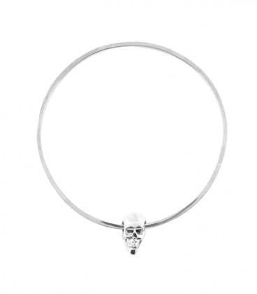 BRACELET ARGENT TETE DE MORT by S.HECHES