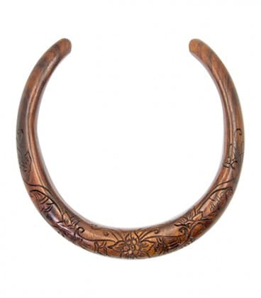 COLLIER BOIS SCULPTE