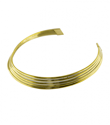 COLLIER RAS DE COU ETHNIQUE EN LAITON by S.HECHES
