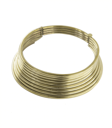COLLIER KAYAN LAHWI LONG NECK by S.HECHES (Laiton) -TAILLE S
