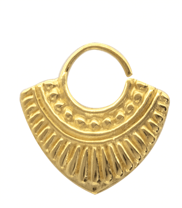 SEPTUM N° 95 - ARGENT PLAQUE OR -1,2 mm-