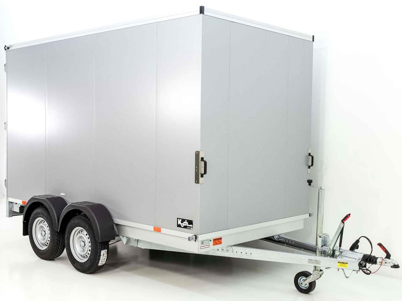 Vezeko Kofferanhänger 204x405cm Höhe:205cm 2,7t|silber-Neu