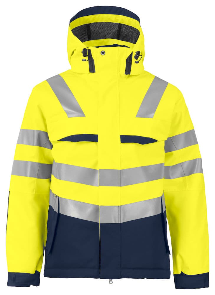 VESTE POLYESTER HV DOUBLEE - EN ISO 20471 CLASSE 3