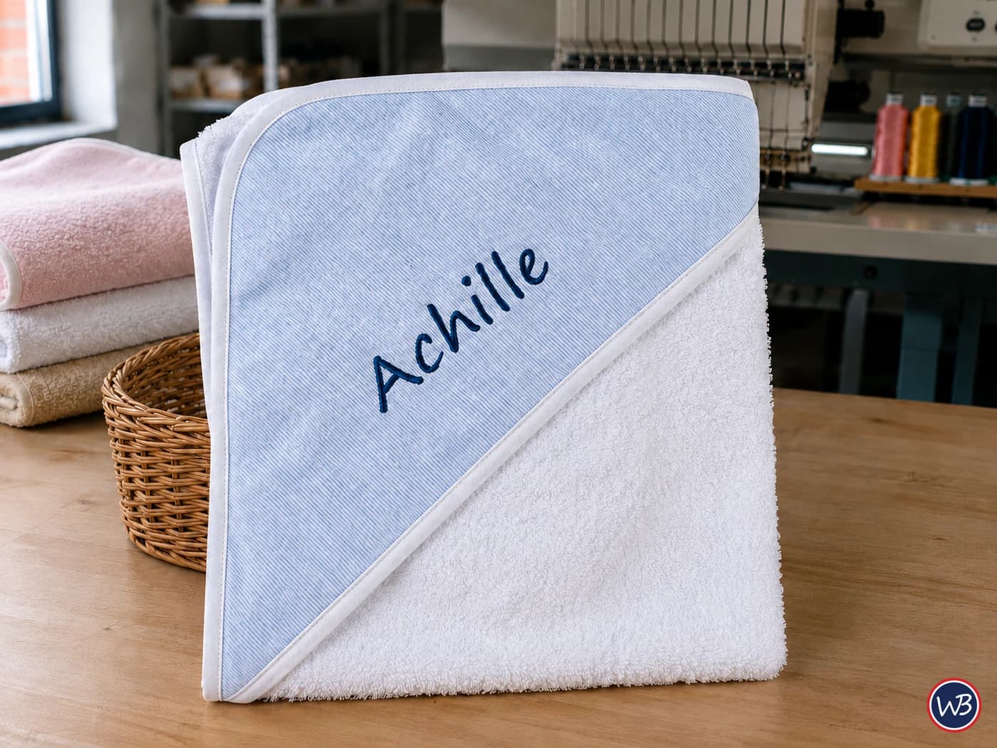 Cape Bain broderie prenom