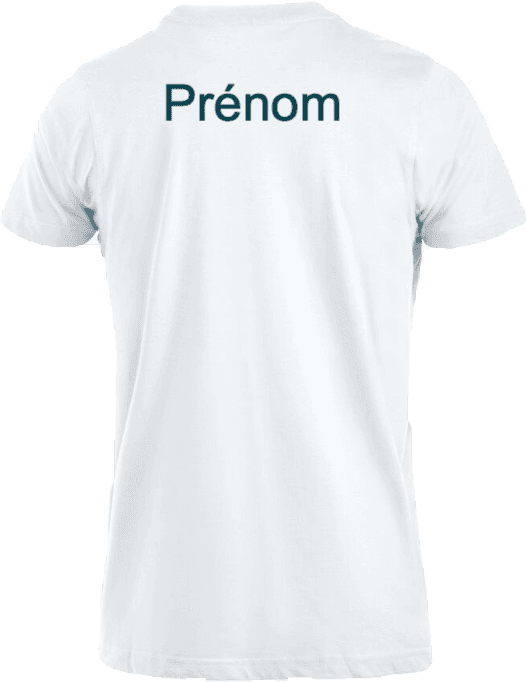 Flocage Nom / Prénom Dos