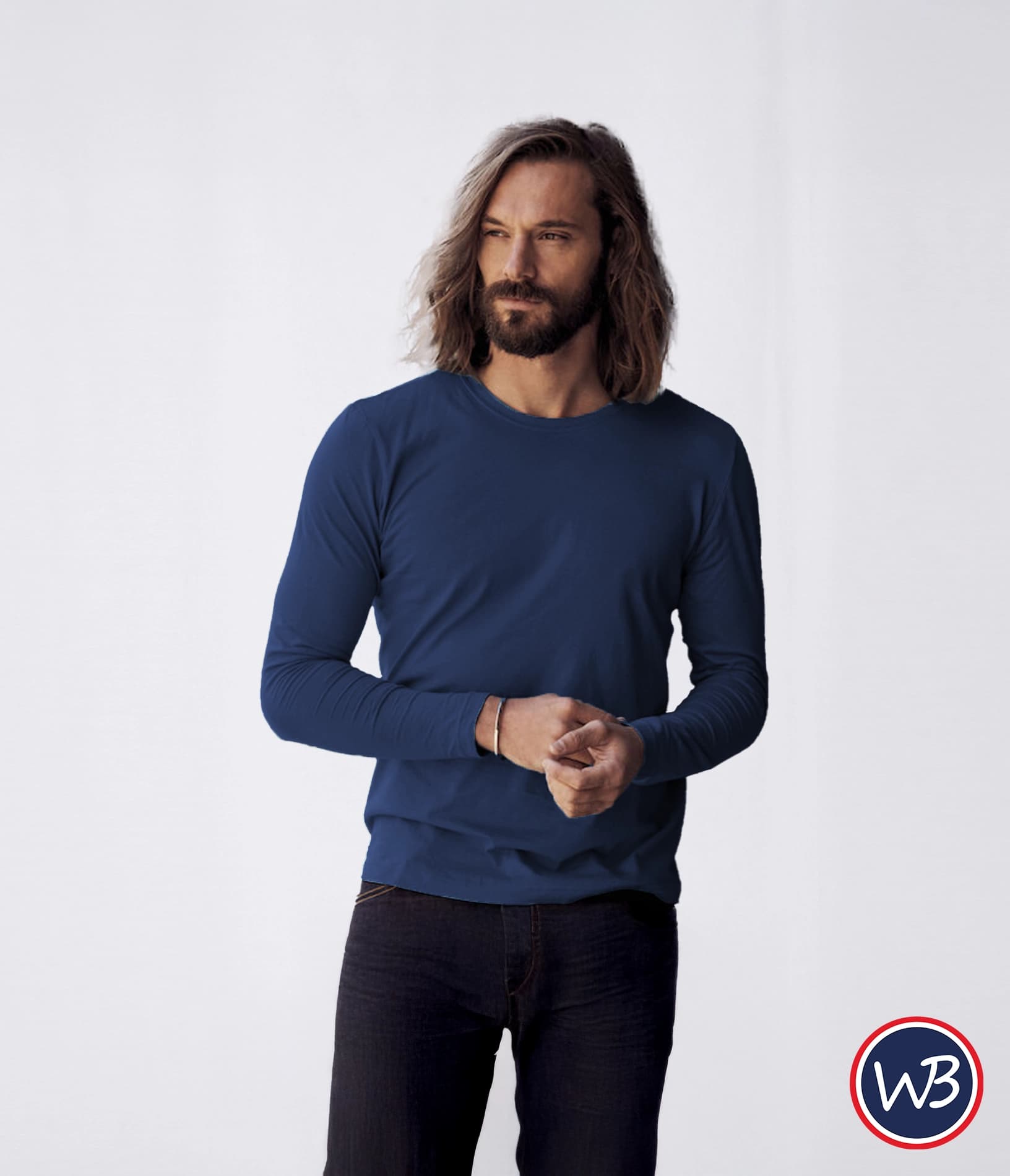T-Shirt Homme Manches longues Basic