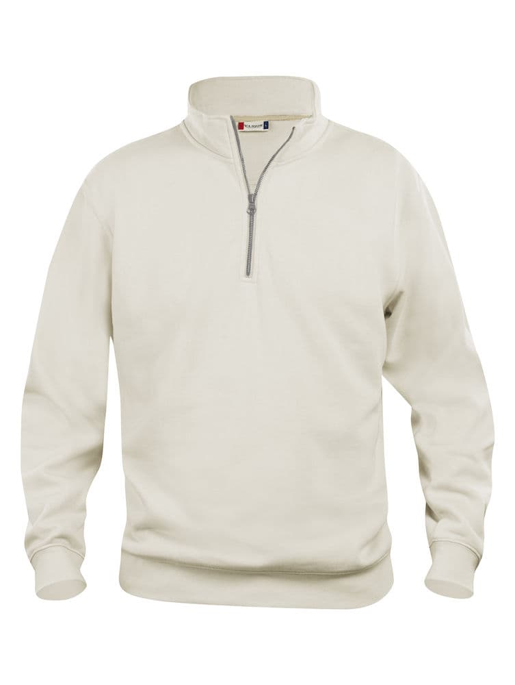 Sweat Basic Col Zip - Clique - Unisexe