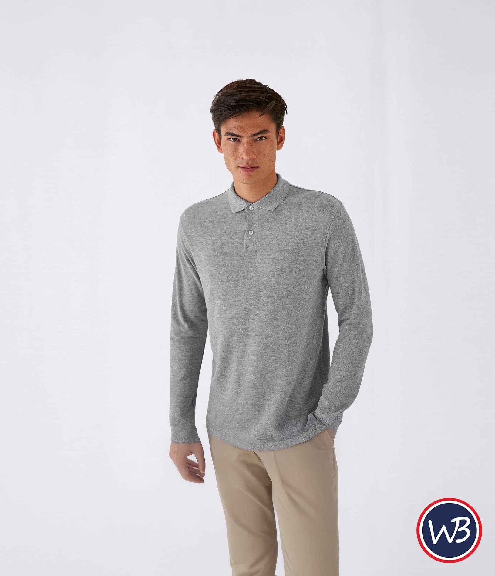 Polo Homme Manches Longues - B&C