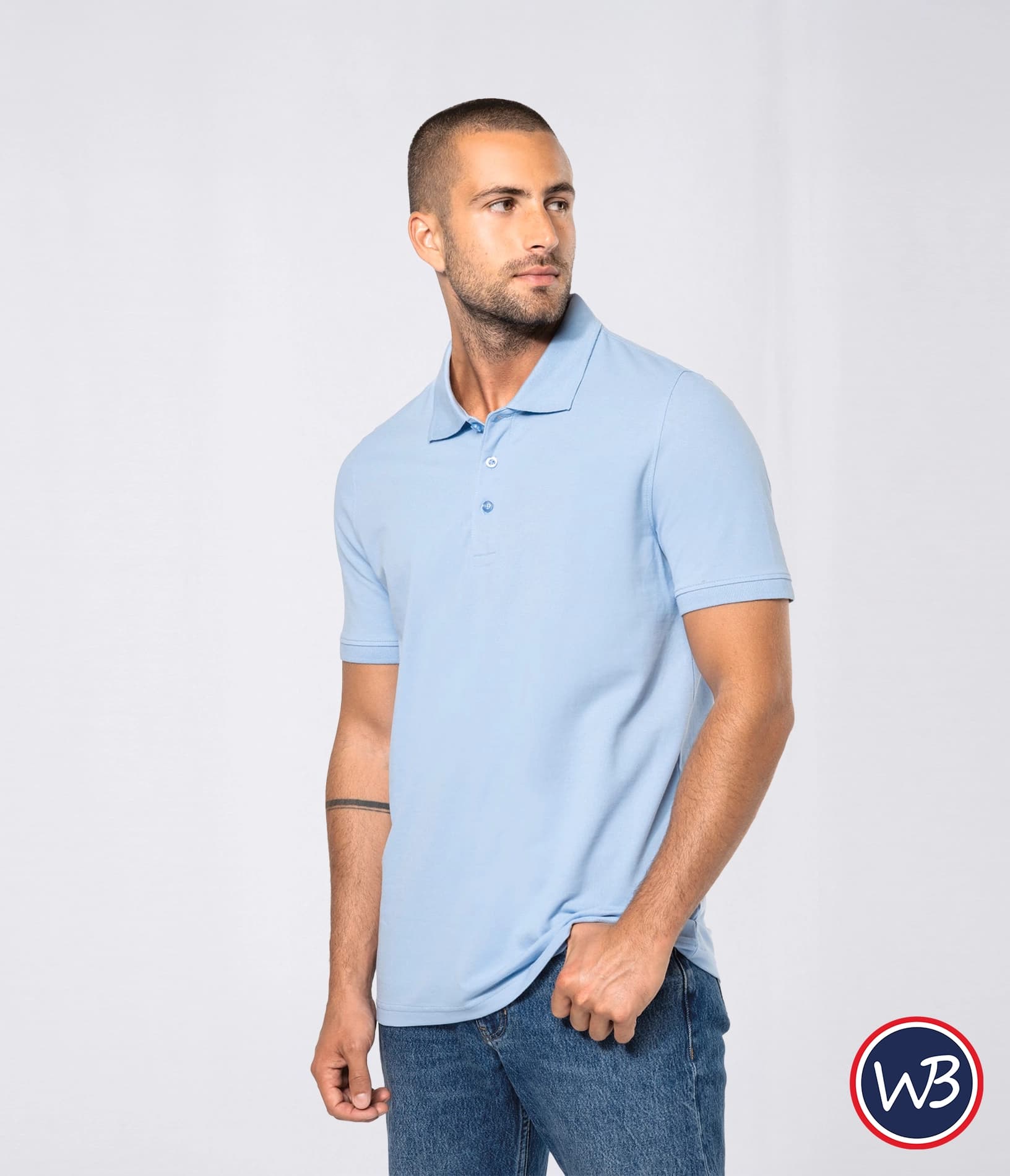 Polo Homme piqué manches Courtes - Kariban