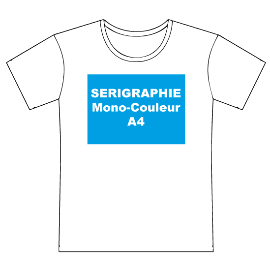 SERIGRAPHIE Logo Mono-Couleur A4