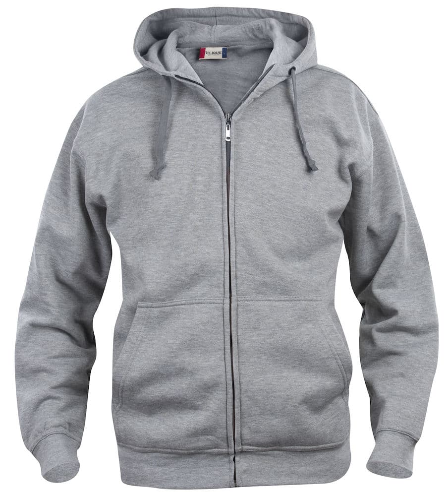 Sweat capuche zippé basic Clique Homme