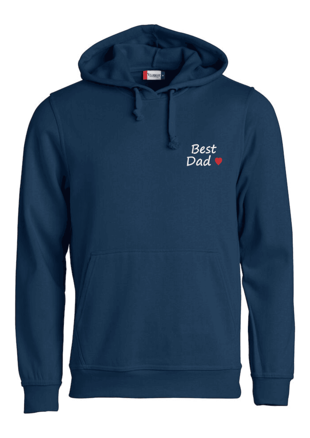 Sweat hoddy homme Best Dad + coeur