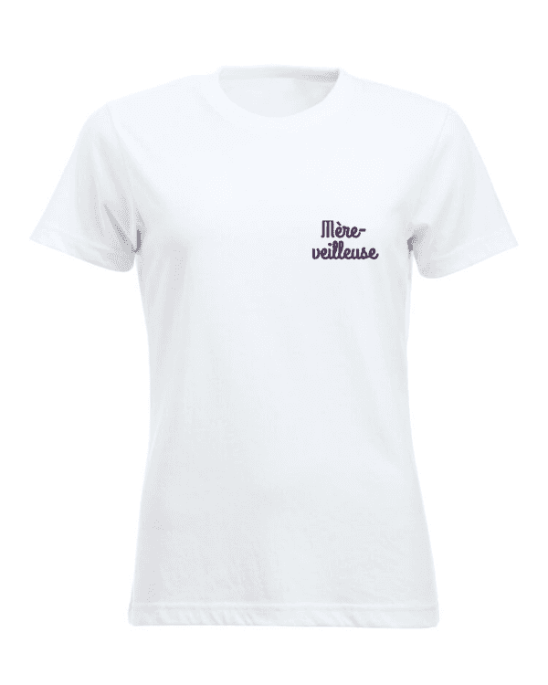 Tee Shirt brodé Mère-veilleuse Femme