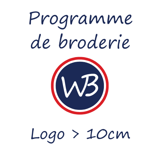 Programme Broderie logo supérieur à 10cm