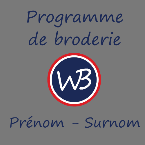 Programme Broderie Texte avec Police Spécifique