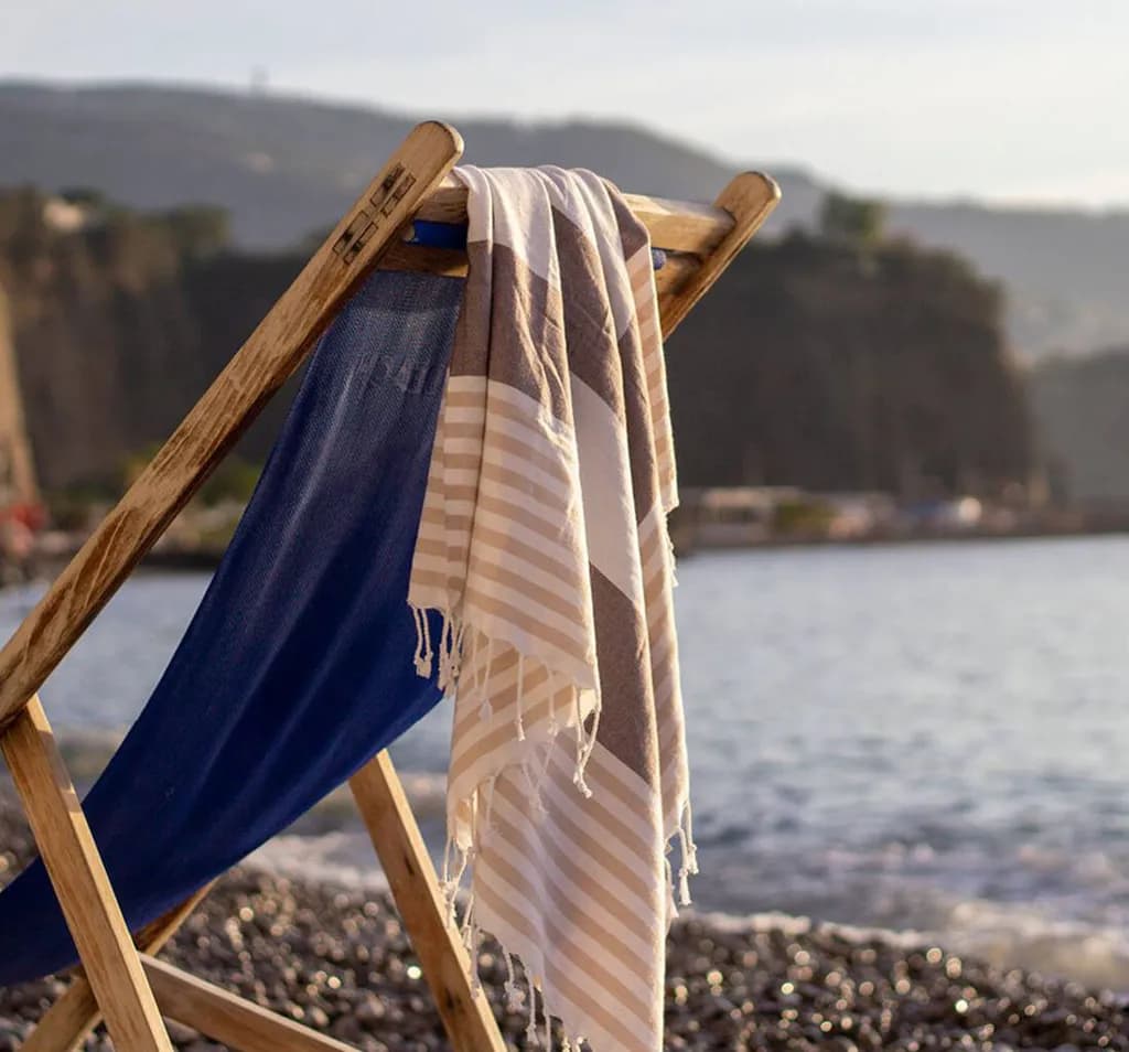 Grande Fouta Personnalisée Brodée avec Prénom 100 x 180 cm